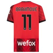 AC Milan 23/24 Home Soccer Jersey Football Shirt Ibrahimovic #11
