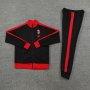 AC Milan 23/24 Red Collar Full Zipper Jacket