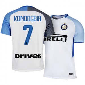 Inter Milan Away 2017/18 #7 Geoffrey Kondogbia Soccer Jersey Shirt