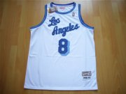 Los Angeles Lakers Kobe Bryant #8 White Hardwood Classics Jersey