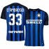 Inter Milan Home 2017/18 #33 Danilo D'Ambrosio Soccer Jersey Shirt