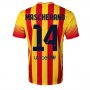 13/14 Barcelona #14 MASCHERANO Away Shirt