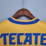 21-22 Tigres UANL Home Yellow Soccer Jersey Football Shirt