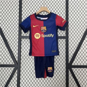 Kids Barcelona FC 24/25 Home Kit (Shirt+Shorts)