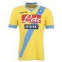 13-14 Napoli #17 Hamsik Away Yellow Jersey Shirt