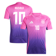 UEFA Euro 2024 Germany Away MUSIALA #10 Soccer Jersey Football Shirt