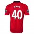 13-14 Manchester United #40 AMOS Home Jersey Shirt