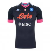 Napoli 20-21 Third Black Soccer Shirt Jersey