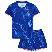 Kids/Youth Chelsea 24/25 Home Blue Football Kits (Shirt+Shorts)