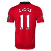 13-14 Manchester United #11 GIGGS Home Jersey Shirt