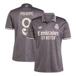 MBAPPE #9 Real Madrid 24/25 Third Grey Shirt