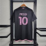 2023 INTER MIAMI AWAY BLACK SOCCER JERSEY FOOTBALL SHIRT MESSI #10