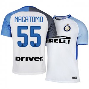 Inter Milan Away 2017/18 #55 Yuto Nagatomo Soccer Jersey Shirt