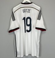 2014 Germany Home GOTZE #19 Retro Shirt