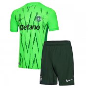 Kids Sporting Lisbon 24/25 Third Football Kit (Shirt+Shorts)