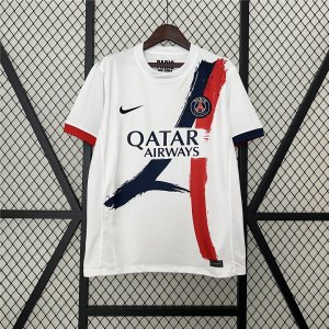 PSG 24/25 Away White Soccer Jersey Football Shirt