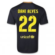 13/14 Barcelona #22 DANI ALVES Away Shirt