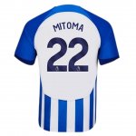 Brighton&Hove Albion 23/24 Home Soccer Jersey Football Shirt MITOMA #22