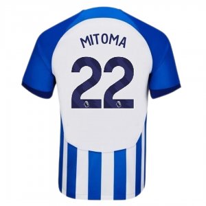 Brighton&Hove Albion 23/24 Home Soccer Jersey Football Shirt MITOMA #22