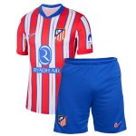 Kids Atletico Madrid 24/25 Home Soccer Kit (Shirt+Shorts)