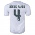 Real Madrid Home 2015-16 SERGIO RAMOS #4 Soccer Jersey