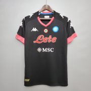 Napoli 20-21 Third Black Soccer Shirt Jersey