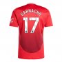 Manchester United 24/25 Home Shirt #17 GARNACHO