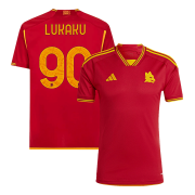 AS Roma 23/24 Home Soccer Jersey Football Shirt LUKAKU #90