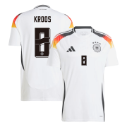 UEFA Euro 2024 Germany Home KROOS #8 Soccer Jersey Football Shirt