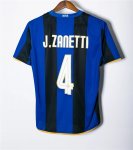 08/09 Inter Milan Home Shirt Zanetti #4