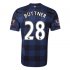 13-14 Manchester United #28 BUTTNER Away Black Jersey Shirt