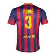 13/14 Barcelona #3 Pique Home Shirt