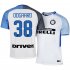 Inter Milan Away 2017/18 #38 Jens Odgaard Soccer Jersey Shirt